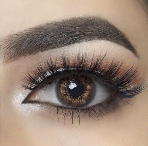 3 Tone Brown Coloured Contact Lenses Eyelusionsa