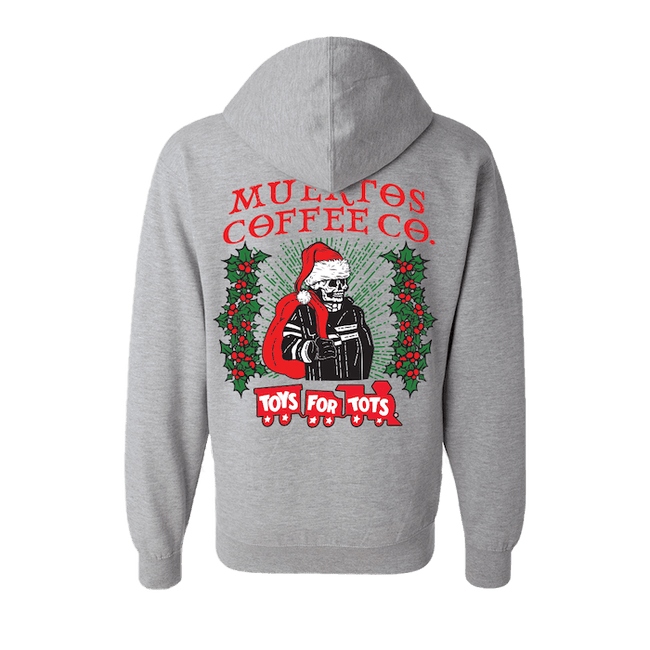Toys For Tots Zip Hoodie Muertos Coffee Co