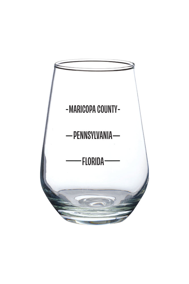 Election Season Wine Glass