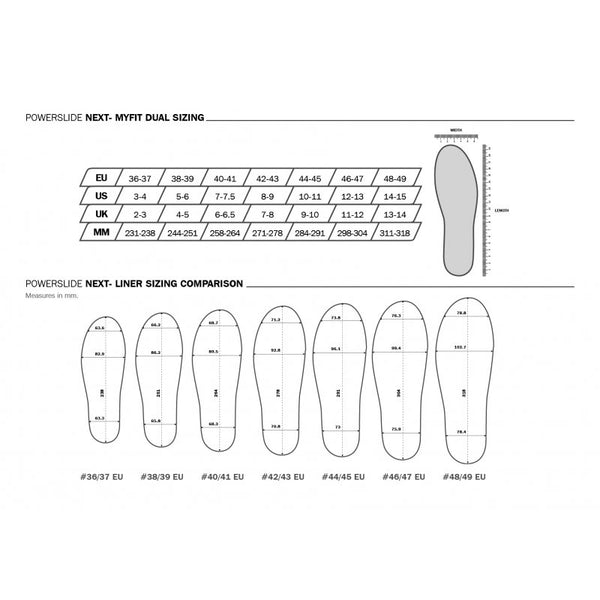 Sizing Chart Skateline