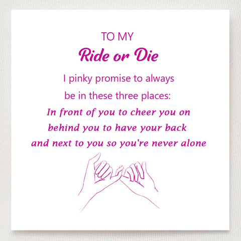 To My Ride Or Die Always With You Ring Sarah S Whisper