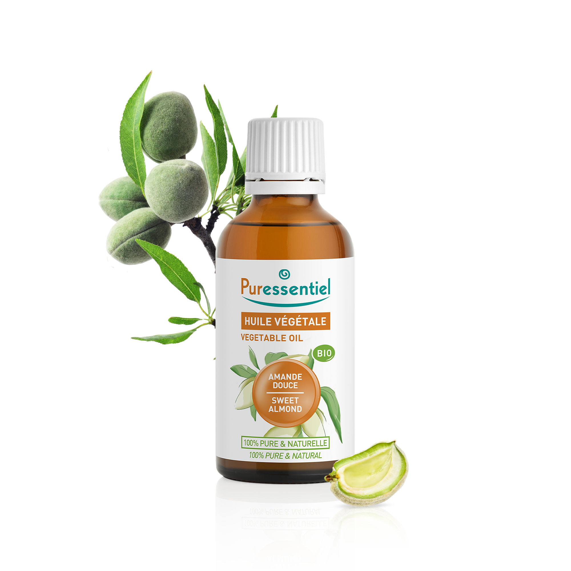 Huile Vegetale D Amande Douce Bio Aromatherapie Puressentiel