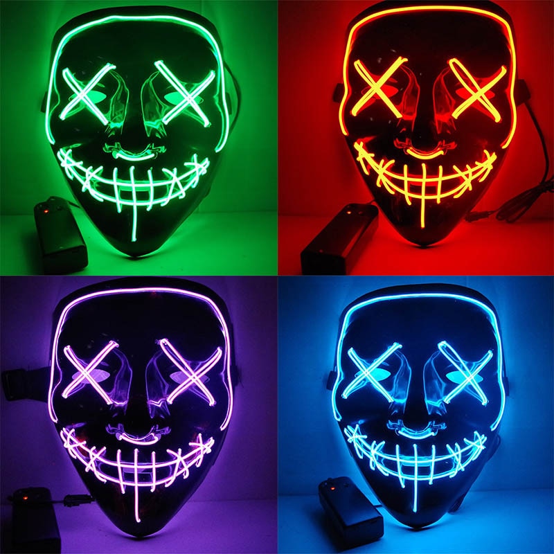 Masque Lumineux The Purge Le Voisin Farceur