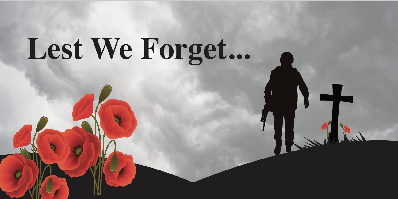 Buy Remembrance Day Lest We Forget Flag Online Flagmart Canada