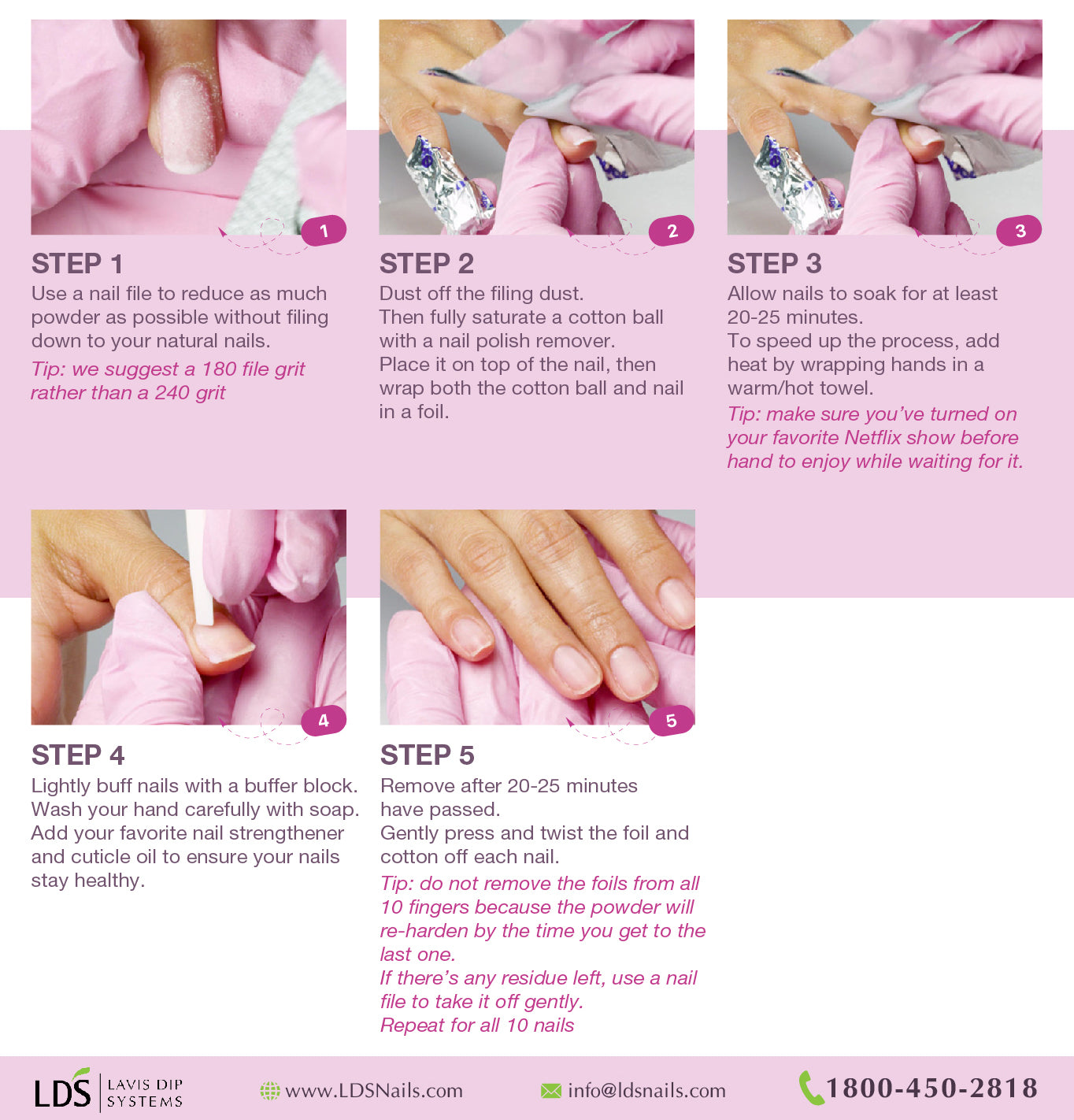 How To Safely Remove Dip Nails And Acrylics Lavis Dip Systems Inc