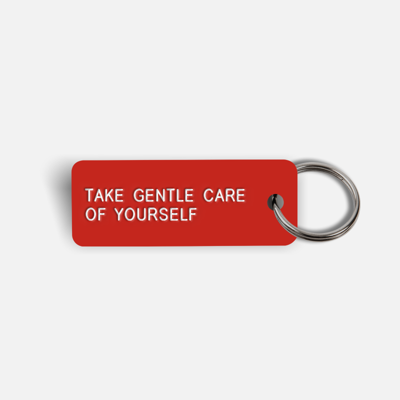 Cup Of Jo Take Gentle Care Of Yourself Keytag Various Keytags