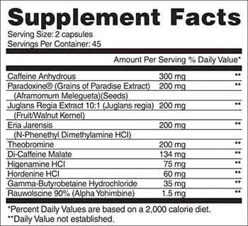 Shogun Extreme Fat Burner Supps Central