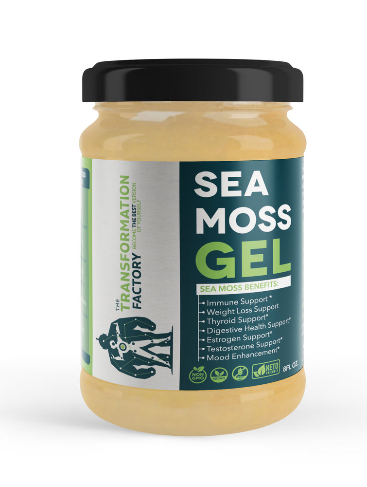 Raw Sea Moss Gel Irish Sea Moss The Transformation Factory