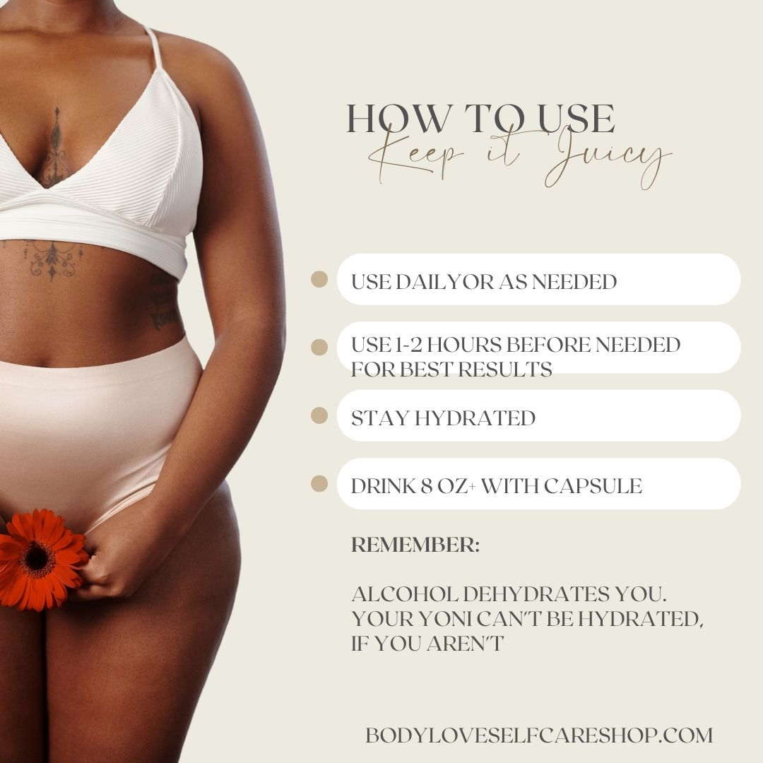 Get Wap On Demand Keep It Juicy Capsules Maca Root Slippery Elm Capsules Body Love Self Care Shop