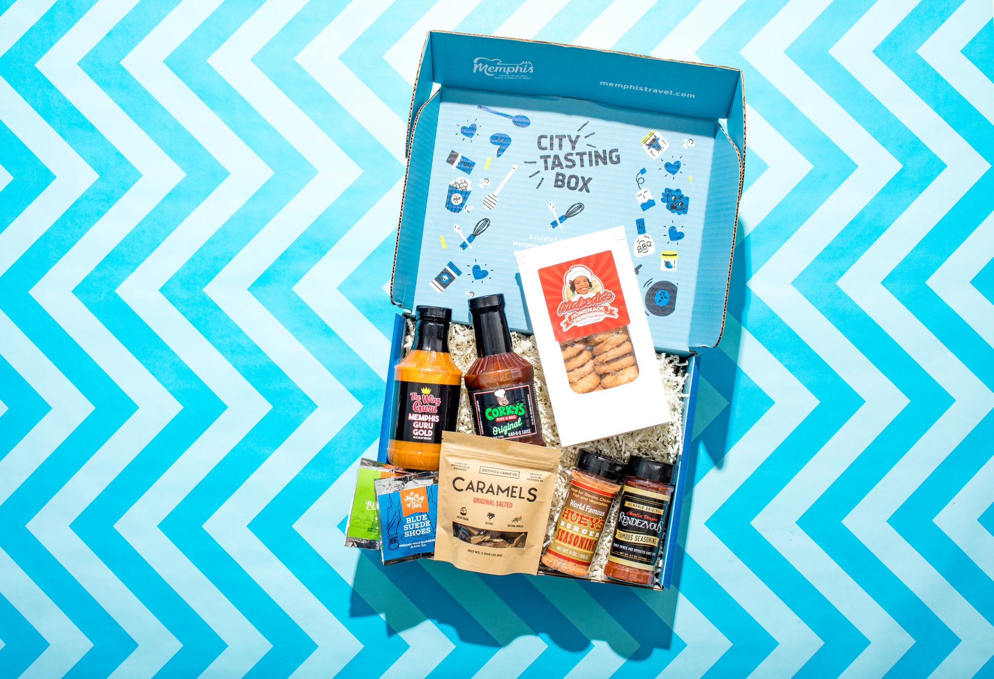 Official Memphis Travel Box City Tasting Box