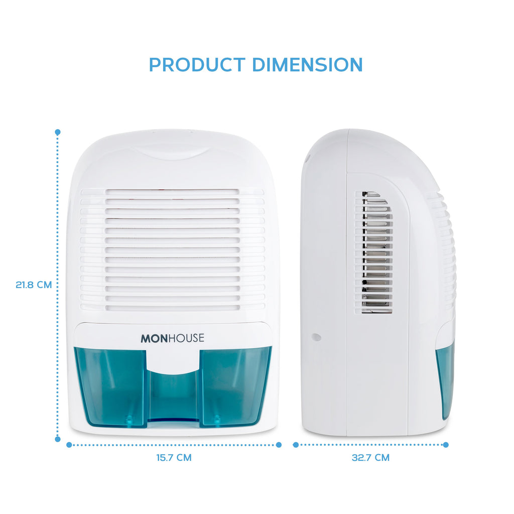 1500ml Portable Dehumidifier Compact Quiet Mini Moisture Absorber Da