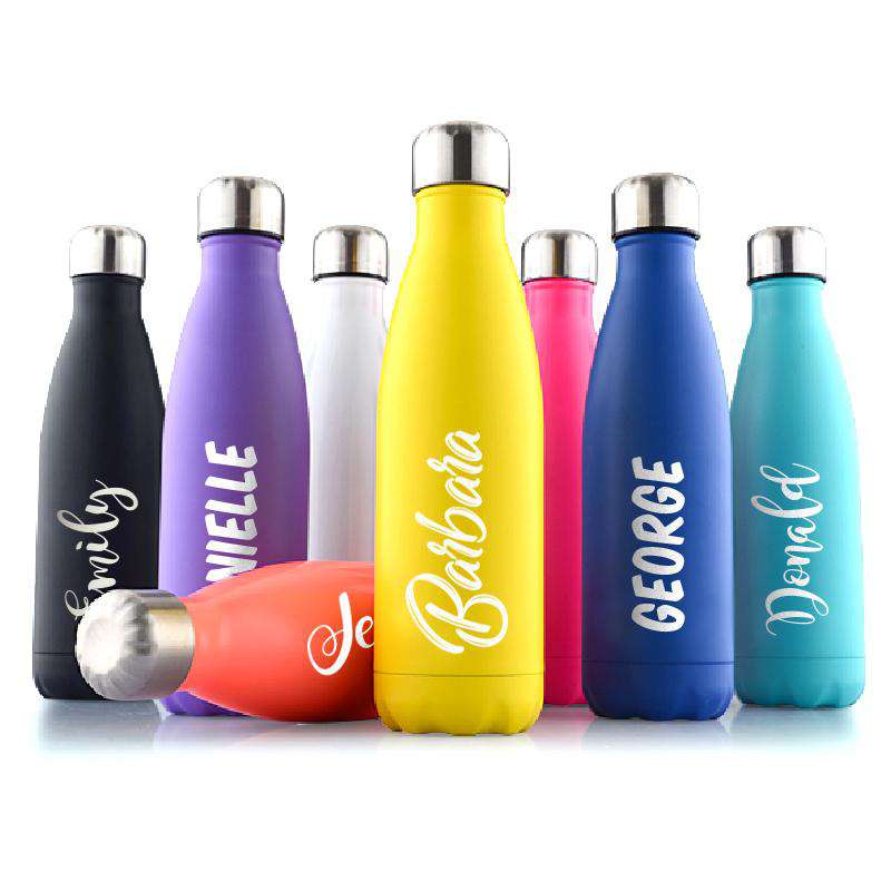 Personalized Aluminum Bottle Couples Keepsakes