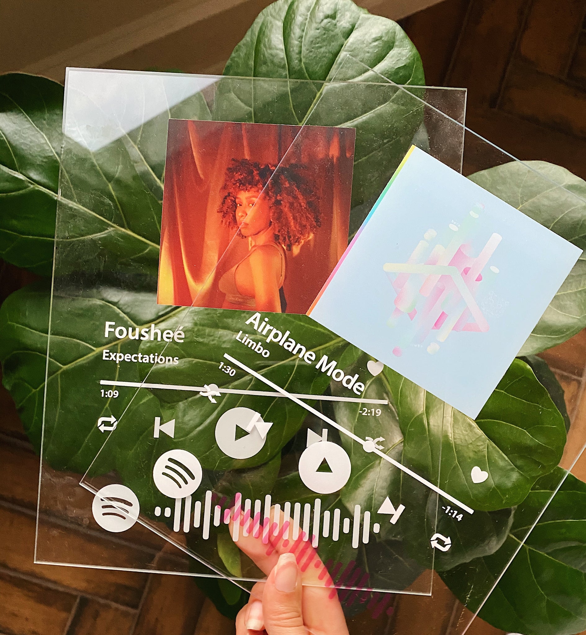 Acrylic Personalized Album Cover Spotify Song Scan Play Pictical