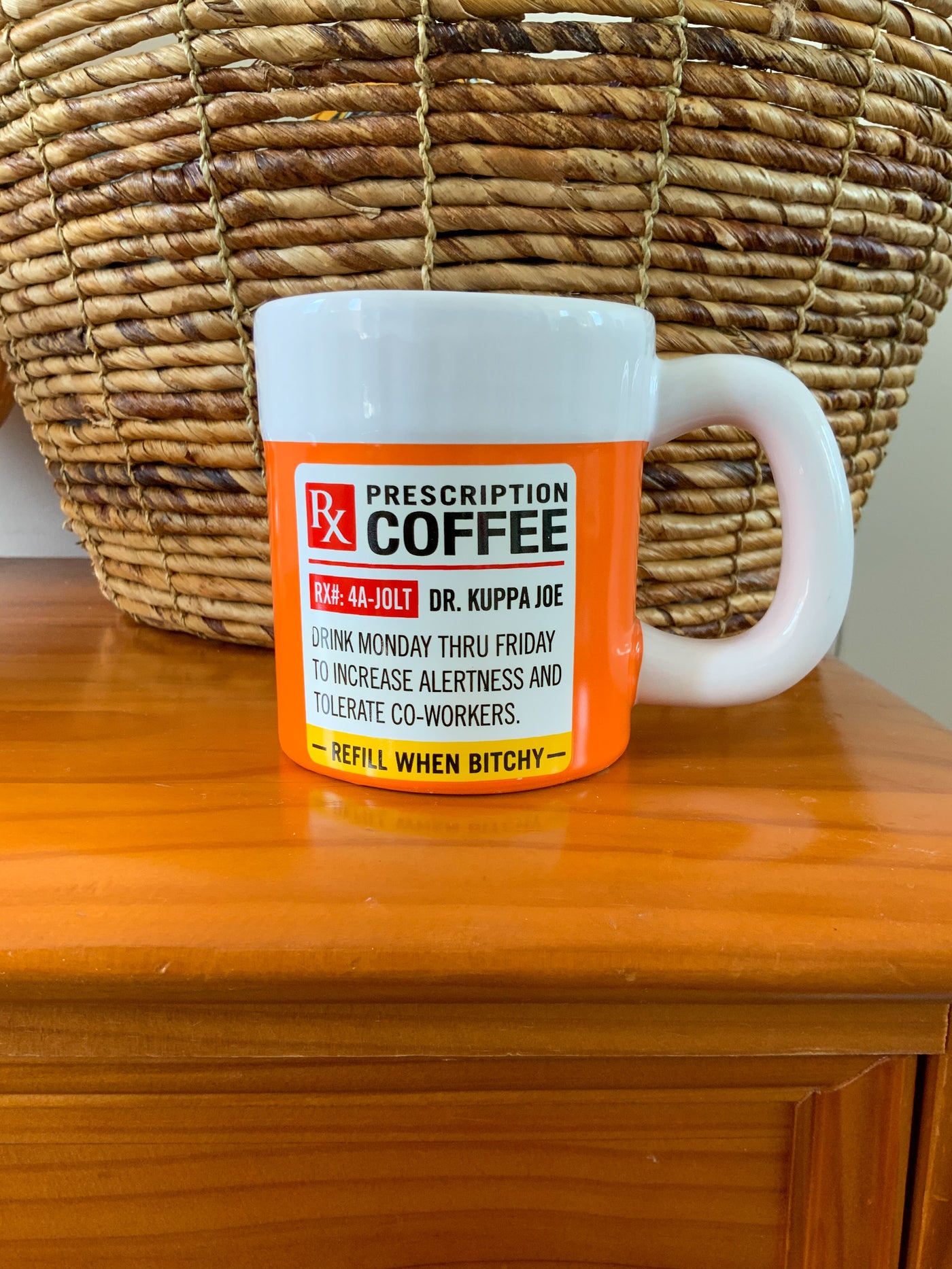 Prescription Coffee Wake Bake Mug Novelty Stoner Gifts Austpicious