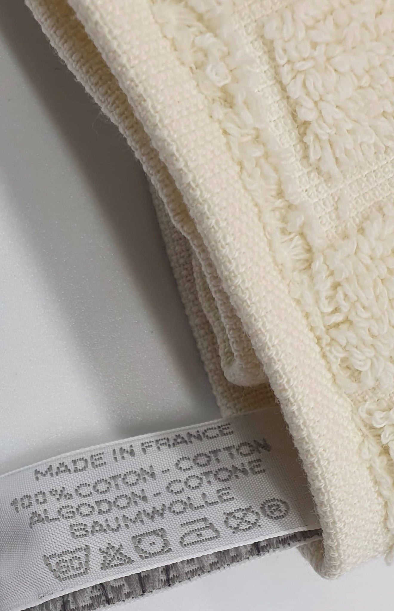 Hermes Guest Hand Towel Naturel Avenard Couture