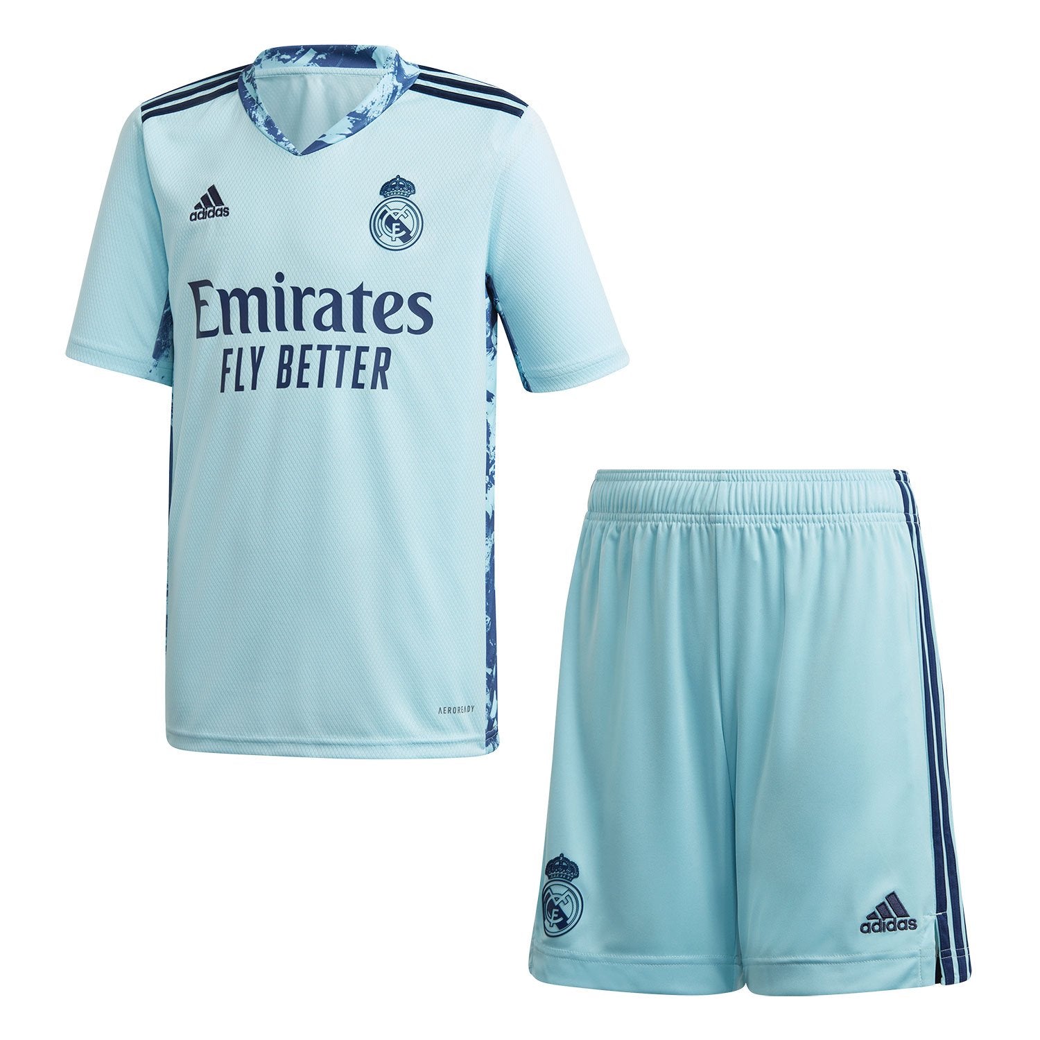 Primera Equipacion Portero Real Madrid 20 21 Nino Azul Hielo Real Madrid Cf Eu Tienda