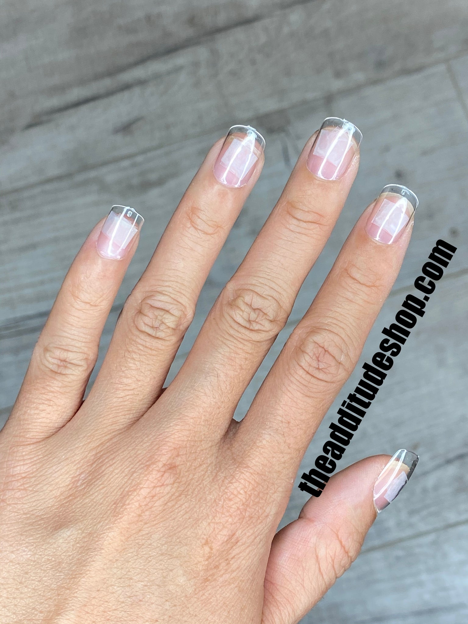 Extra Short Square Soft Gel Full Cover Nail Tips The Additude Shop