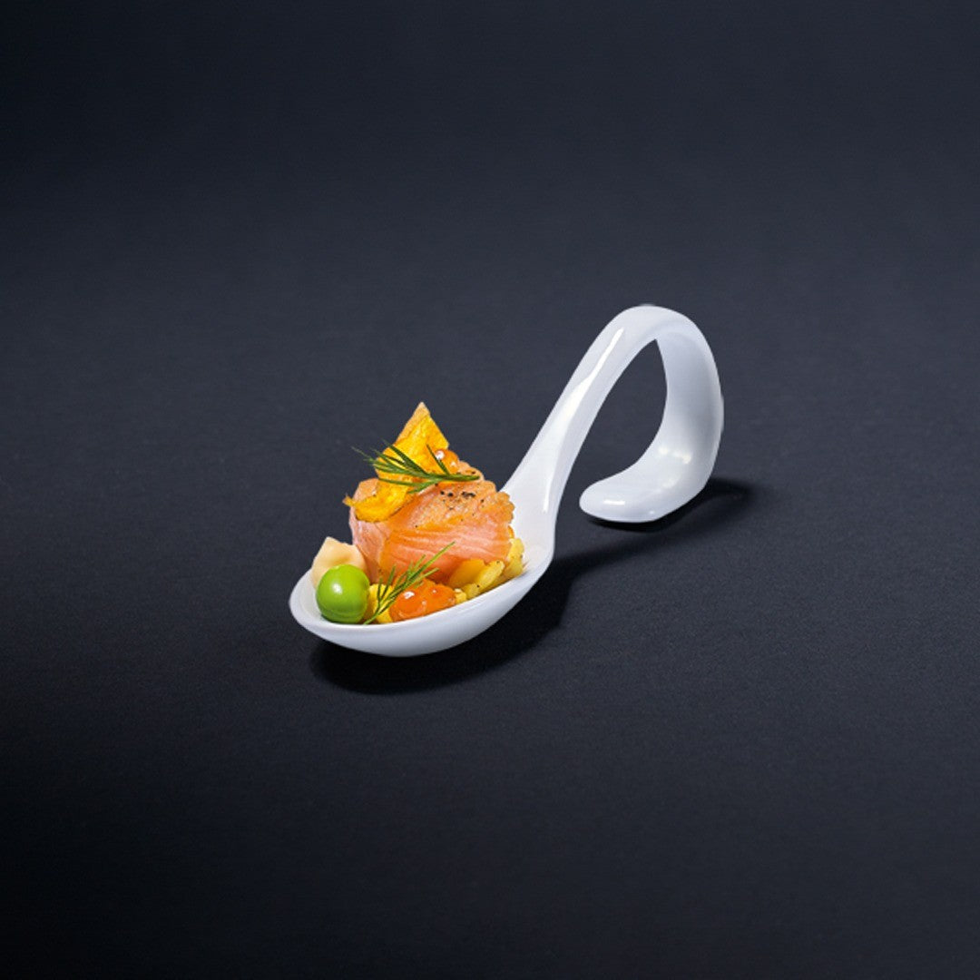 The Taste Amuse Gueule Loffel Porzellan Weiss 4er Set The Taste Shop