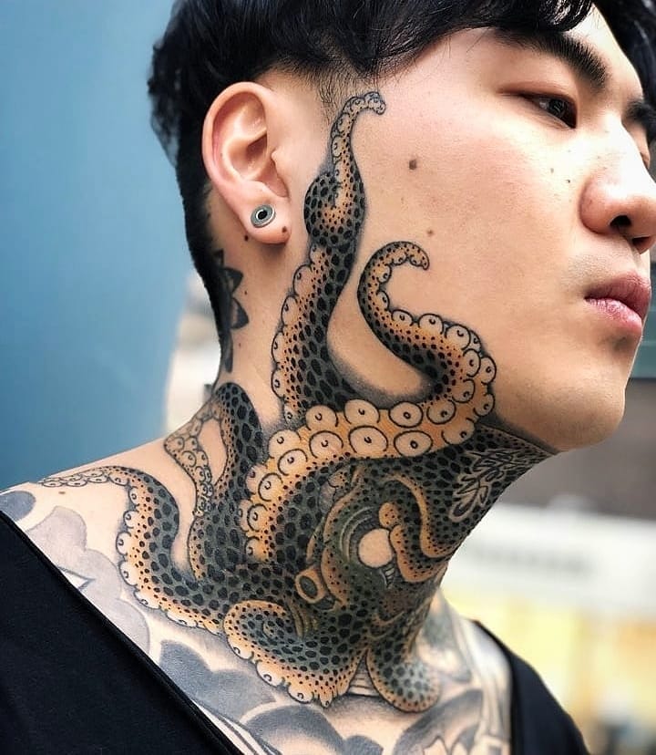 Awesome Neck Tattoo Design Ideas For Men And Women Inktells