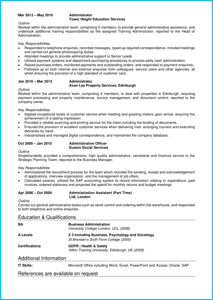 Best Cv Layout 13 Tips To Get You More Interviews Cv Template