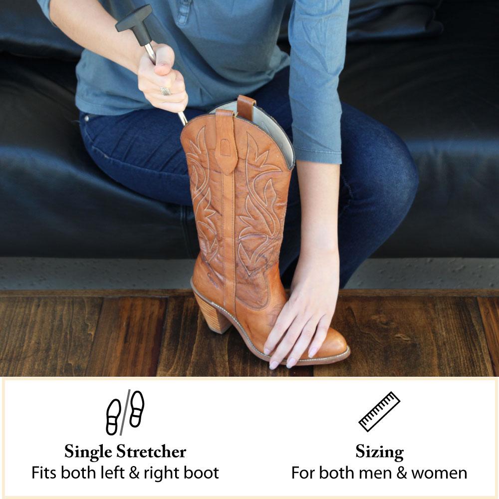 Pair Of Footfitter Premium Professional Western Cowboy Boot Stretcher