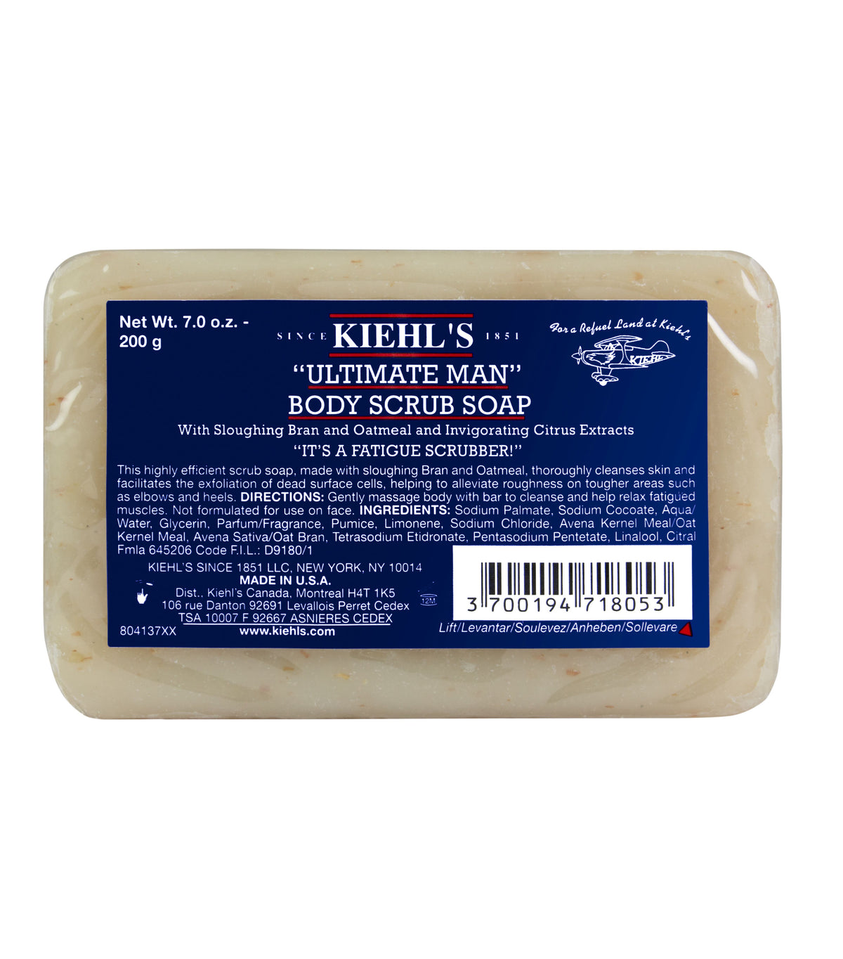 Kiehl S Ultimate Man Body Scrub Soap The Shop At Equinox