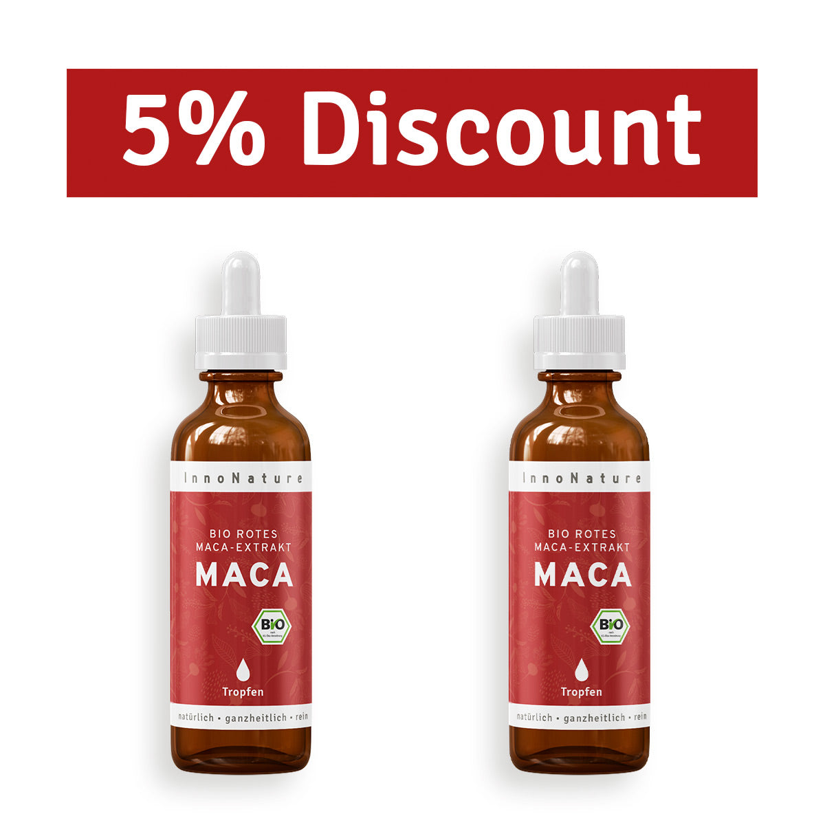 Organic Red Maca Extract Drops Innonature World