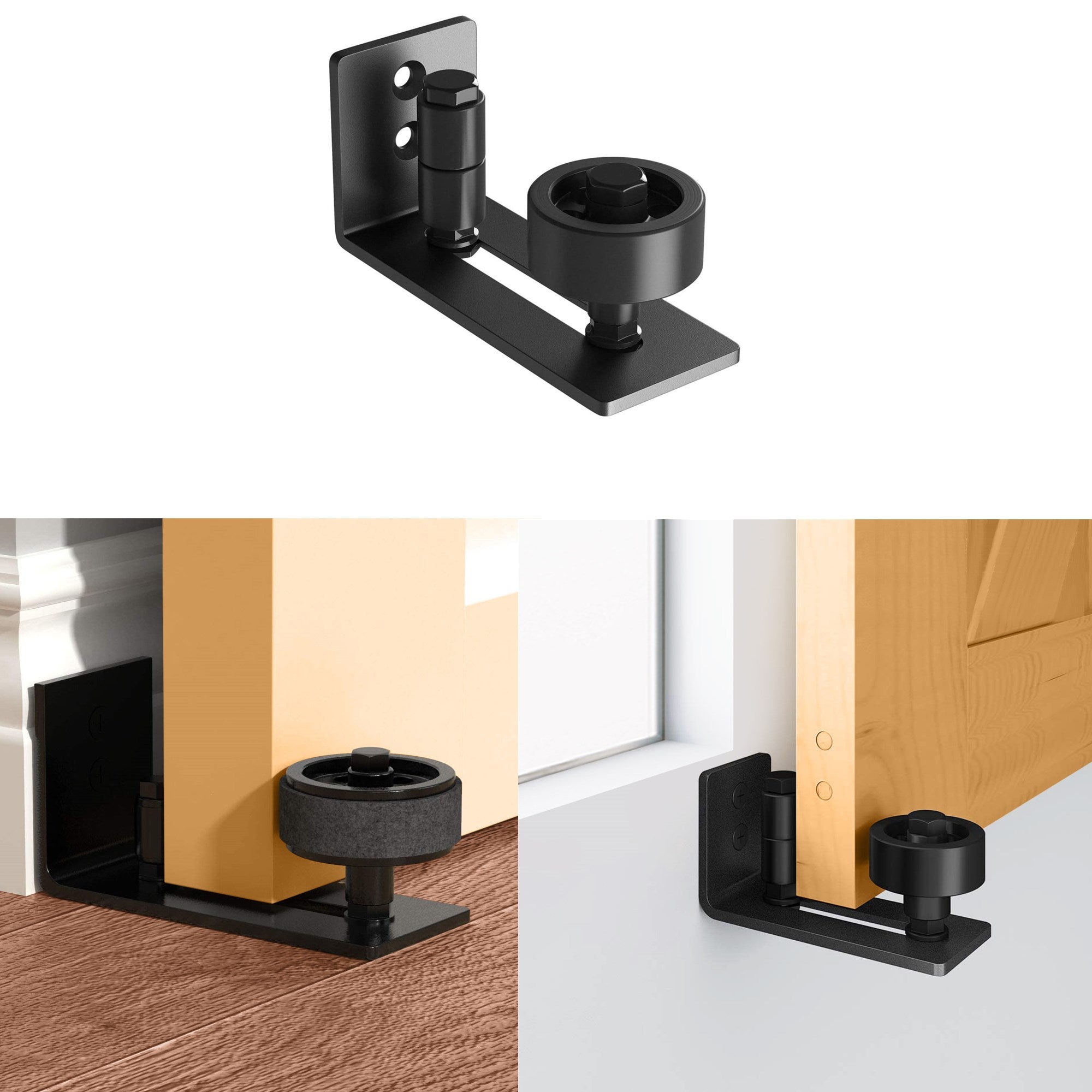 Adjustable Roller Floor Guide Bronco Hardware