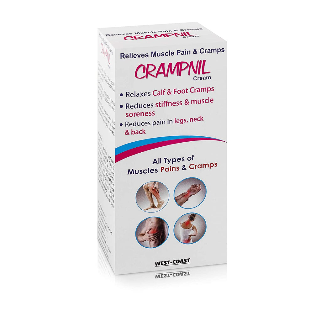Crampnil Pain Relief 50g Cream For Stop Leg Cramps Muscle Cramps Mu Healthvit
