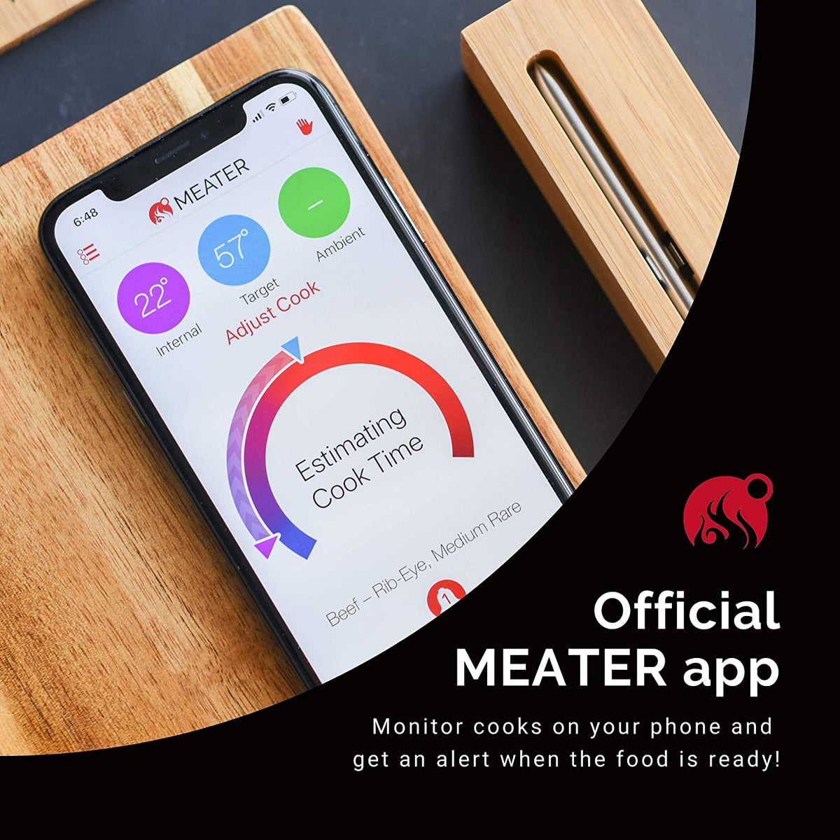 Smart Meat Thermometer Get Wireless Alerts When Ready Bluetooth Wifi Meater Kitchen Tools Gadgets Cooking Thermometers