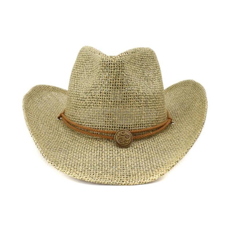 Chapeau De Paille Cowboy Homme Repaire Western