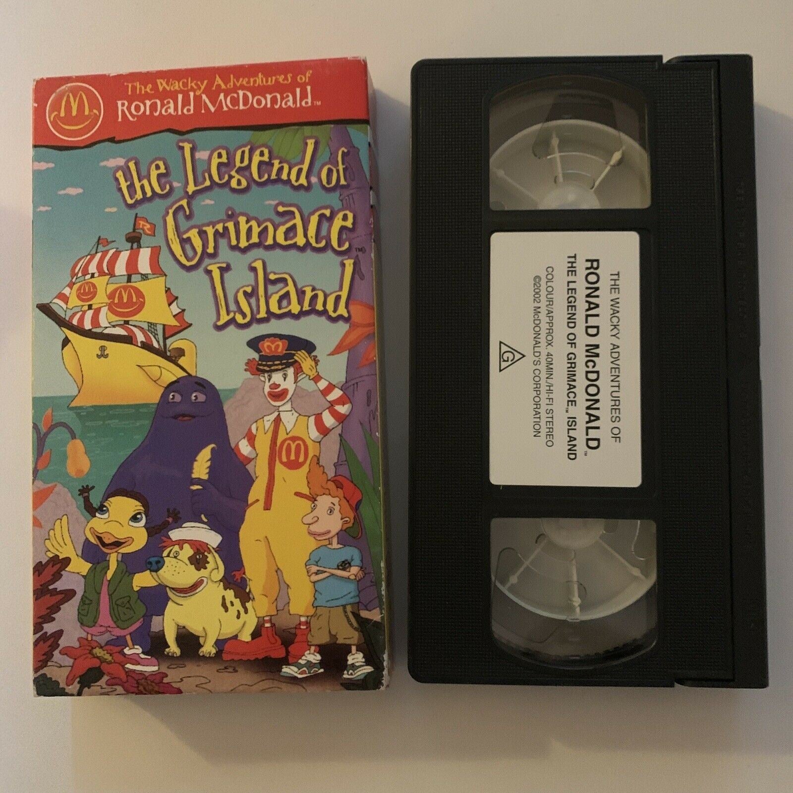 Mcdonalds Promotional Item The Wacky Adventures Of Ronald Mcdonald V Retro Unit