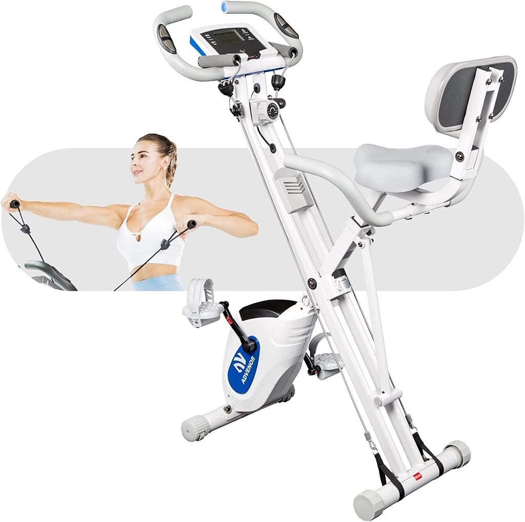 Advenor Exercise Bike Magnetic Bike Fitness Bike Cycle Folding Station Advenor Fitness