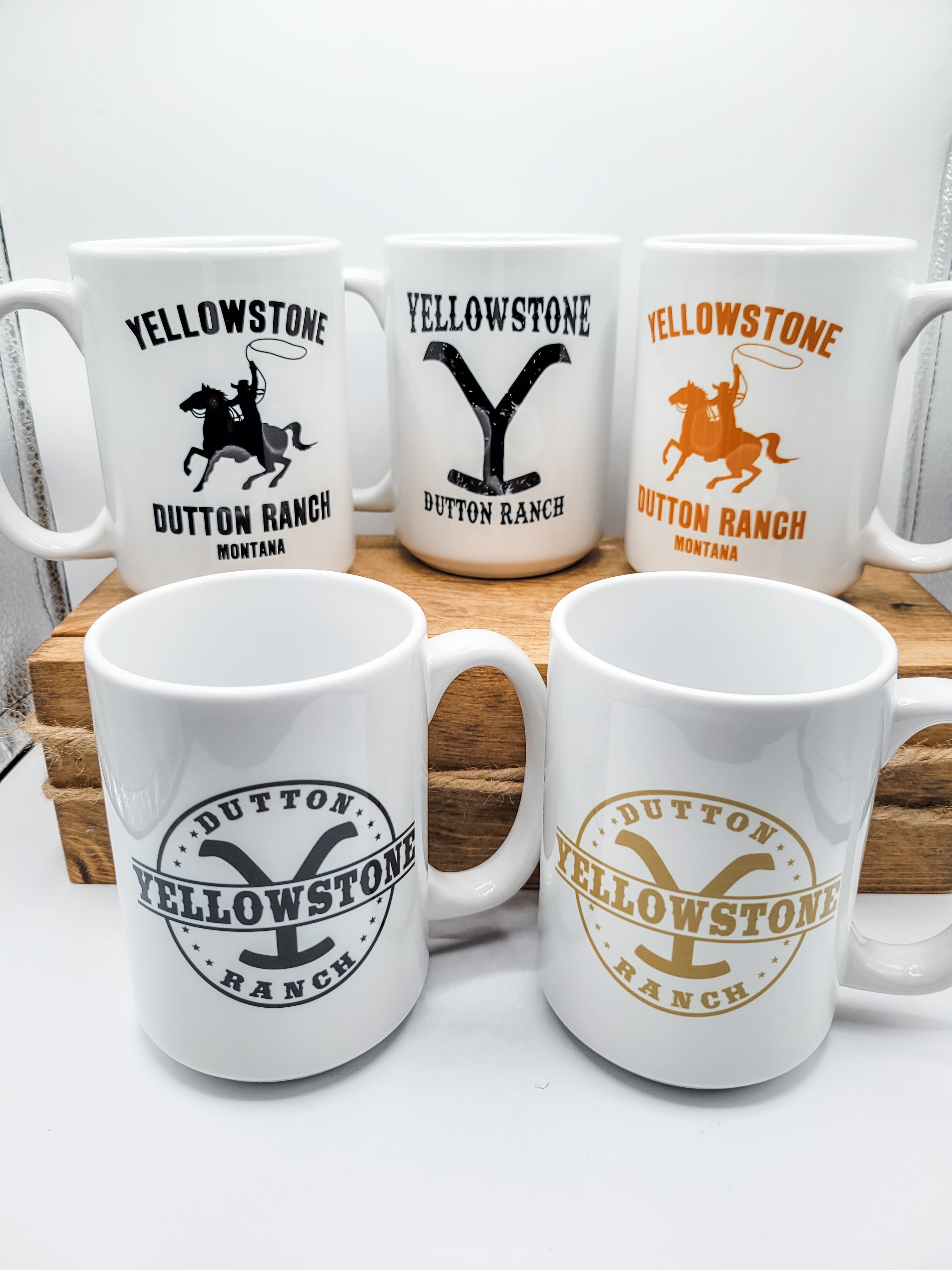 Yellowstone Coffee Mug Dark Horse Handcrafted