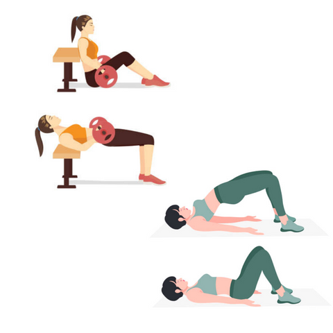 Glute Bridge Vs Hip Thrust Pros Cons And Alternatives Pixibu Creative Pixibu Creative Apparel