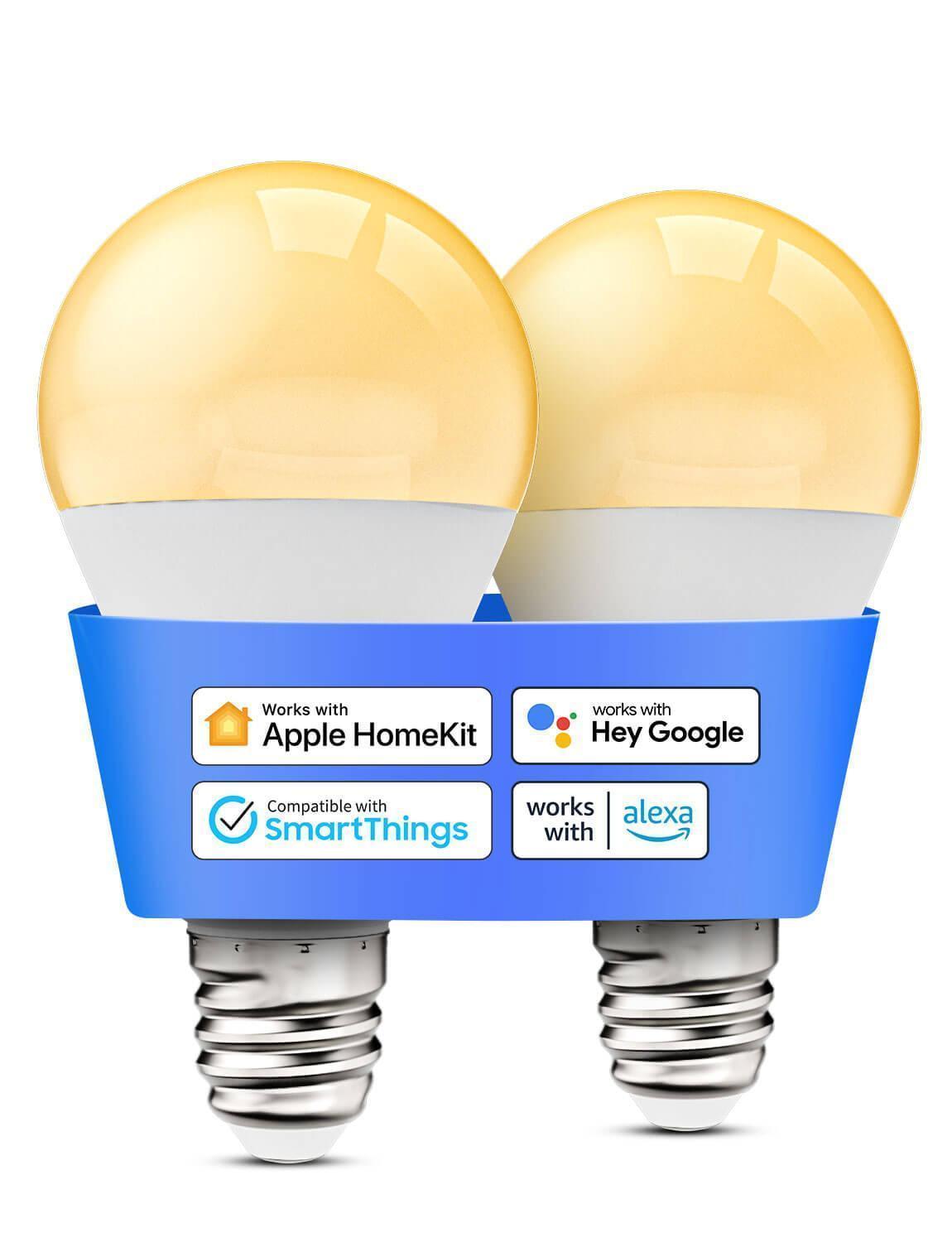 Meross Smart Led Light Bulb 810 Lumens 60w Equivalent 2 Pack Meross Official Store