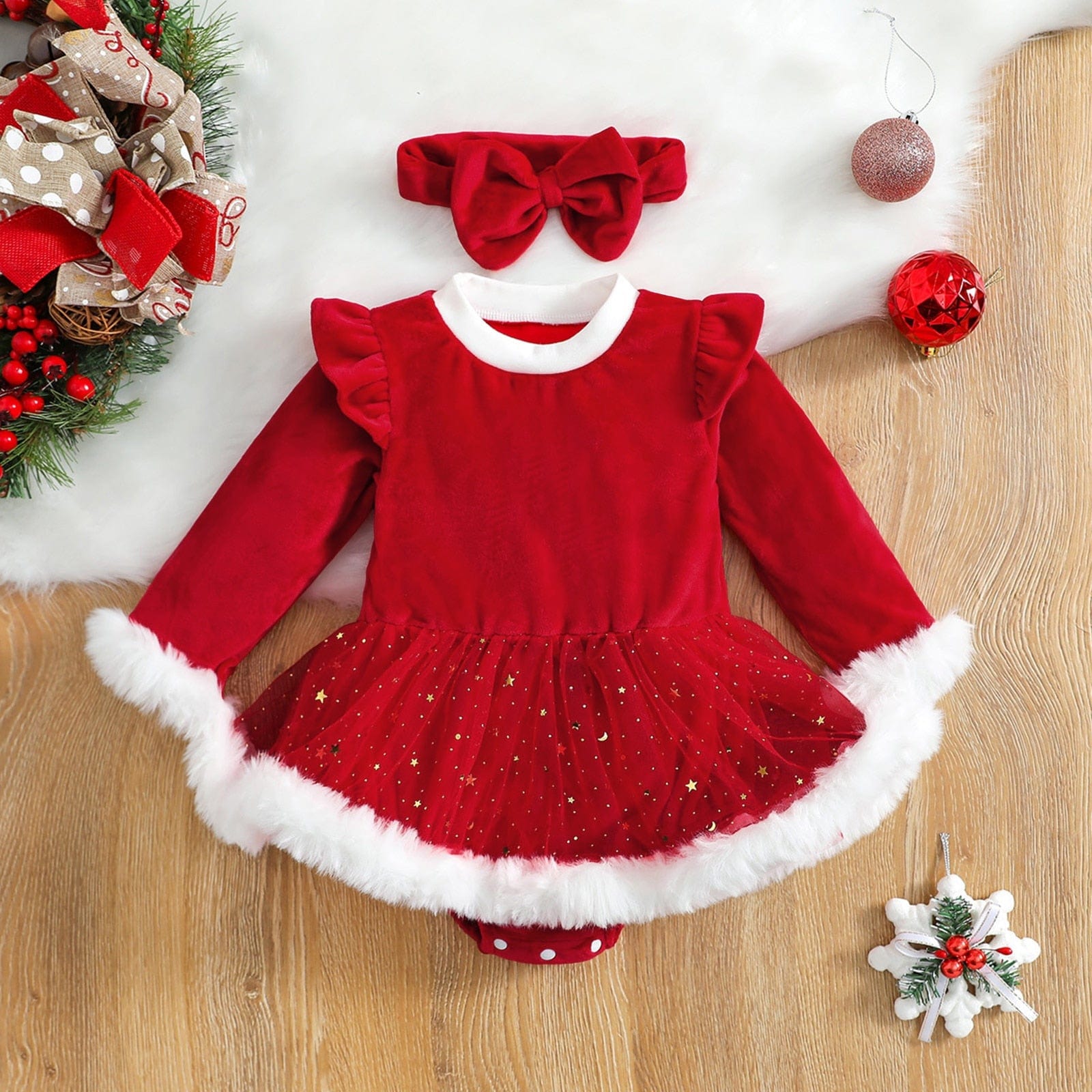 Tenue De Noel Bebe Fille Bebe Filou