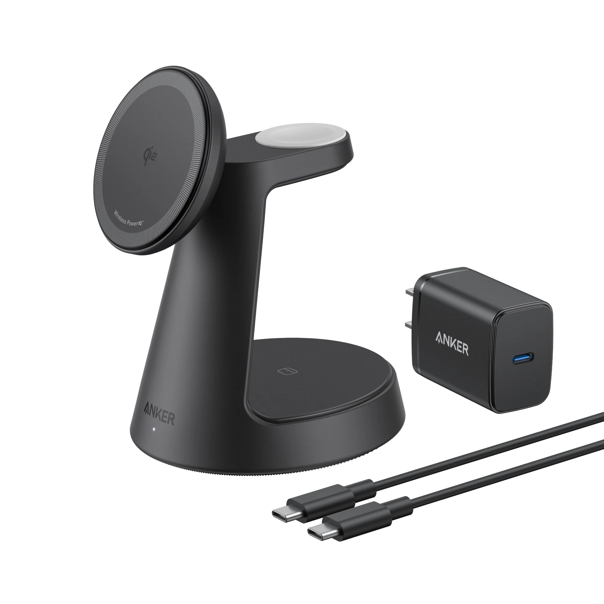 Anker kabellose Ladestation  (3-in-1, Magnetischer, Ständer)