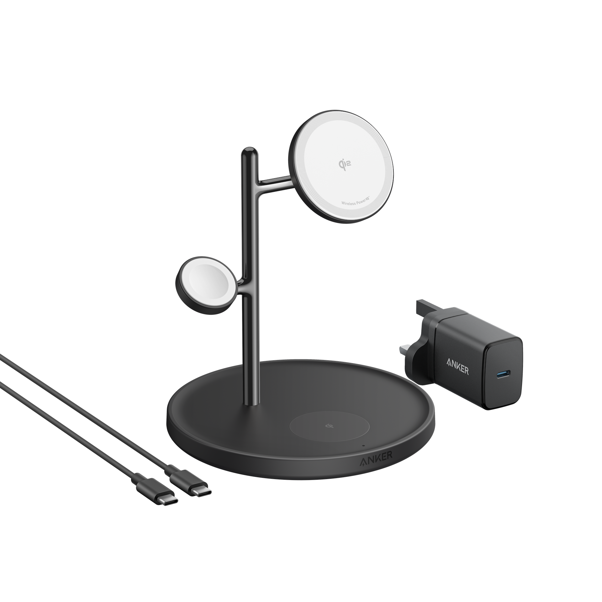 Anker MagGo Wireless Charging Station (3-in-1 Stand)