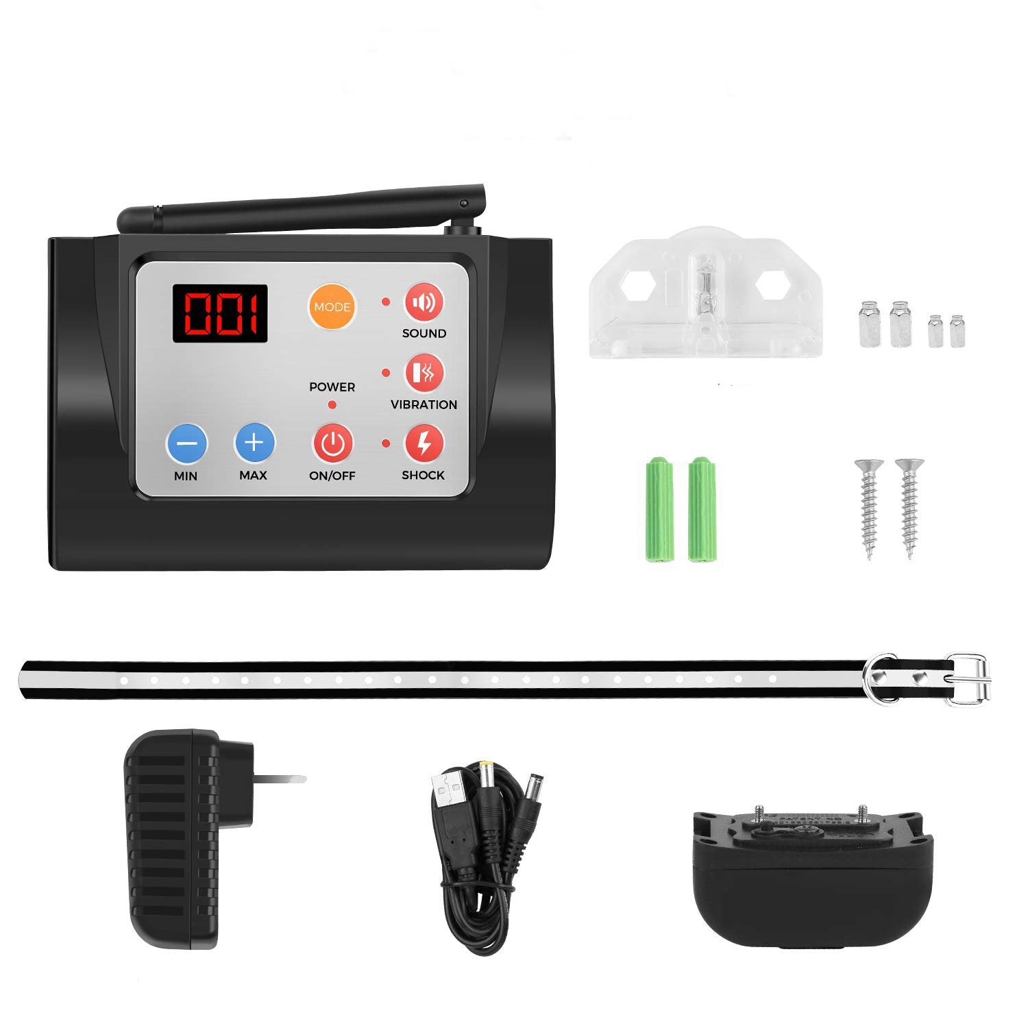 Systeme Cloture Anti Fugue Sans Fil Avec Un Collier Impermeable Clotur Chien Dressage Com