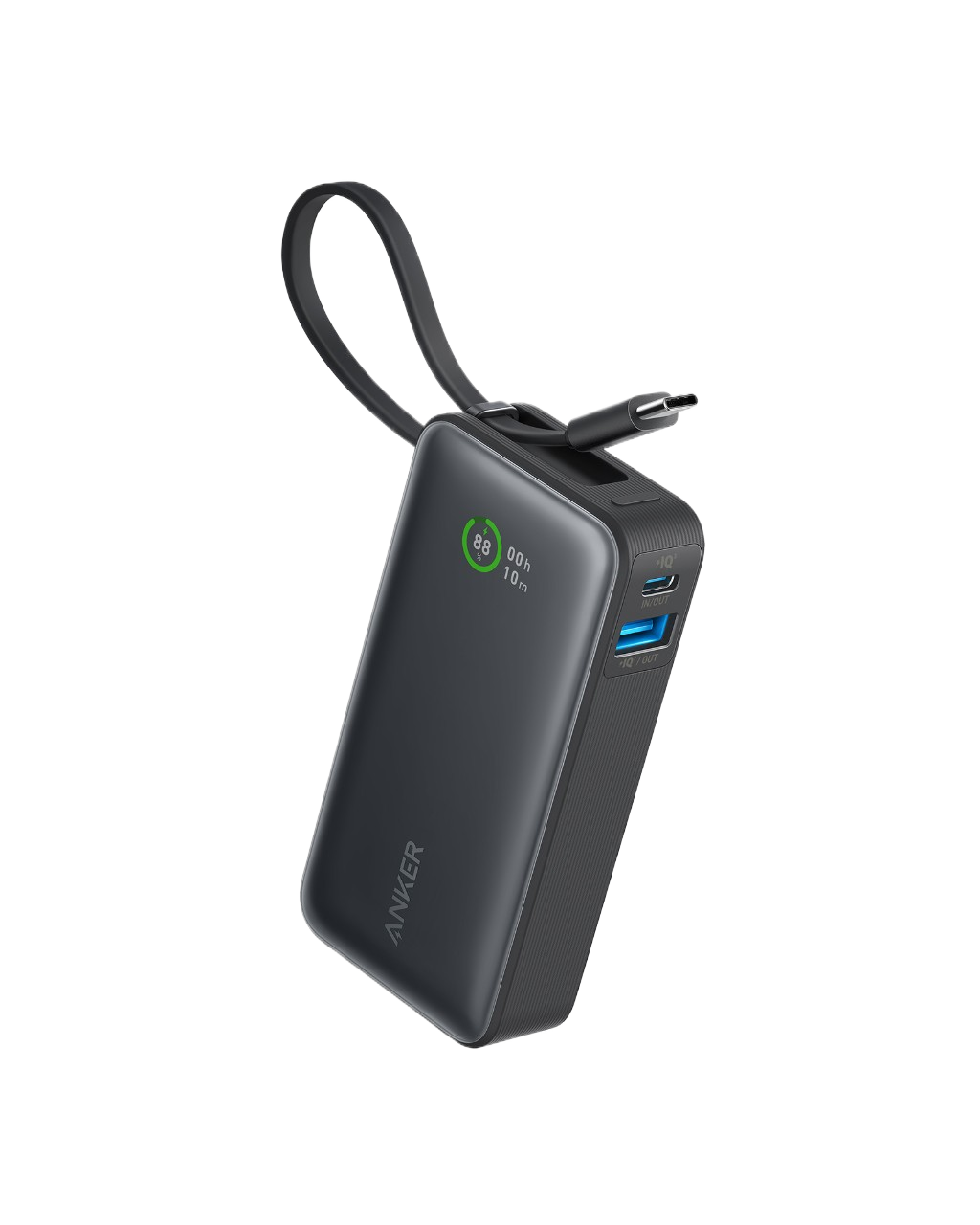 Anker Nano Power Bank (30W, Built-In USB-C Cable)