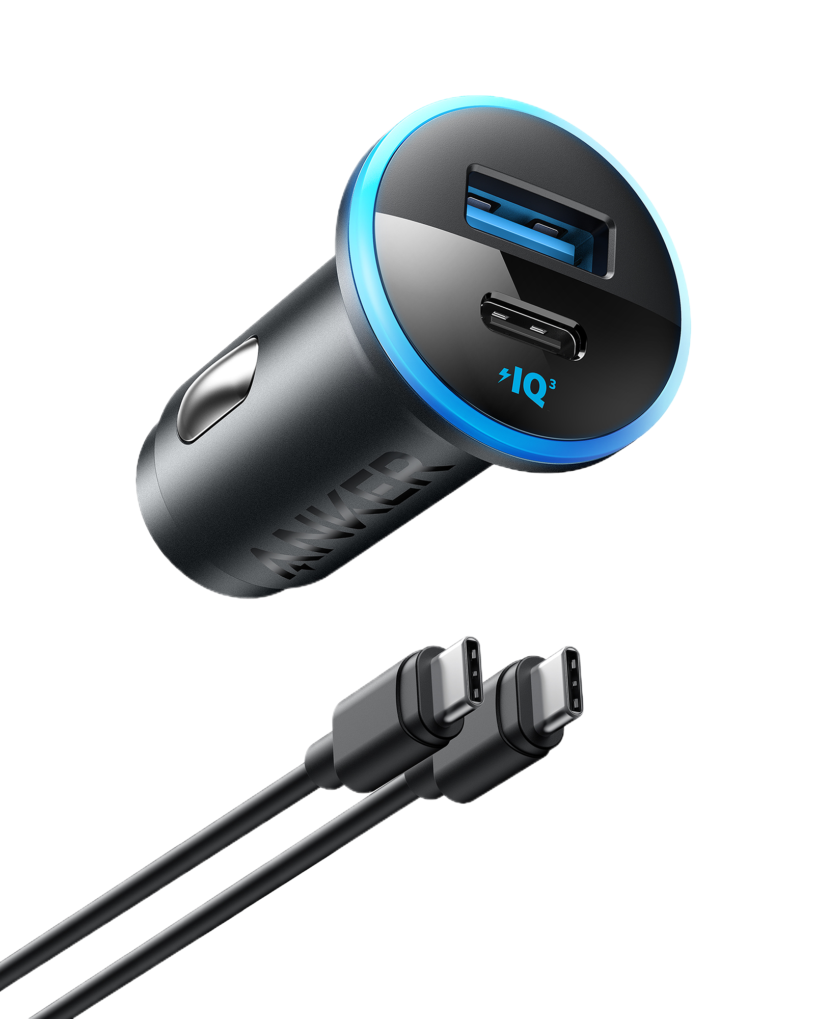Anker <b>323</b> Charger (52.5W) with USB-C to USB-C cable