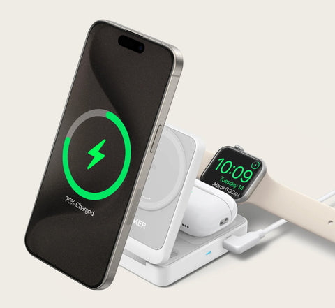 anker maggo wireless charging station foldable 3 in 1