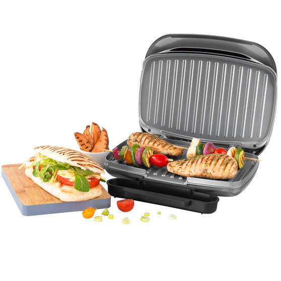 Salter 1000w Cosmos Health Grill Electric Non Stick Grill And Panini Carlos