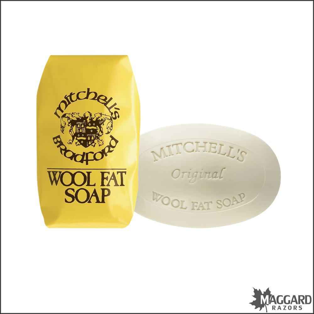 Mitchell S Wool Fat Original Bath Soap Hand Size 75g Maggard Razors