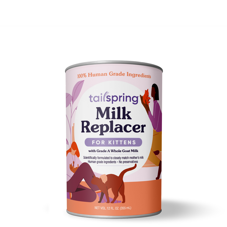 Tailspring Milk Replacer For Kittens Whole Goat Milk