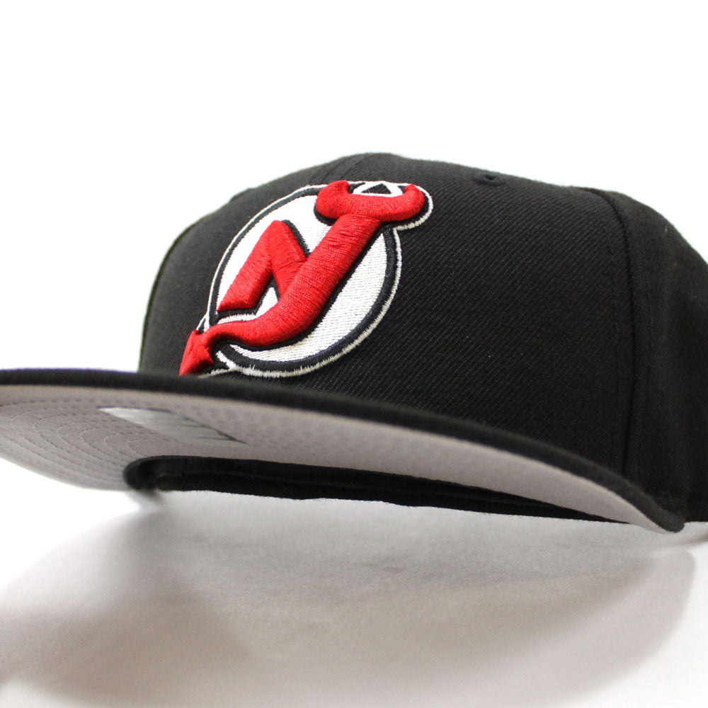 New Jersey Devils New Era 59fifty Fitted Hat Black Gray Under Brim Ecapcity
