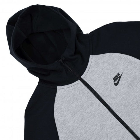 Nike Tech Fleece Hoodie Old Season Black Light Grey Sole Decree