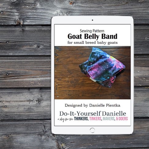 Belly Band Pattern For A Baby Goat Do It Yourself Danielle