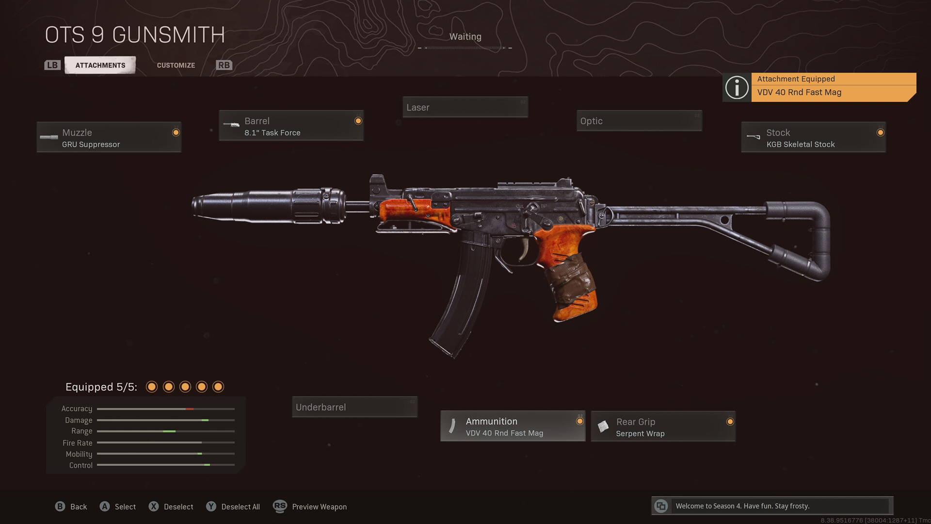 Best Ots 9 Warzone Loadout And Attachments